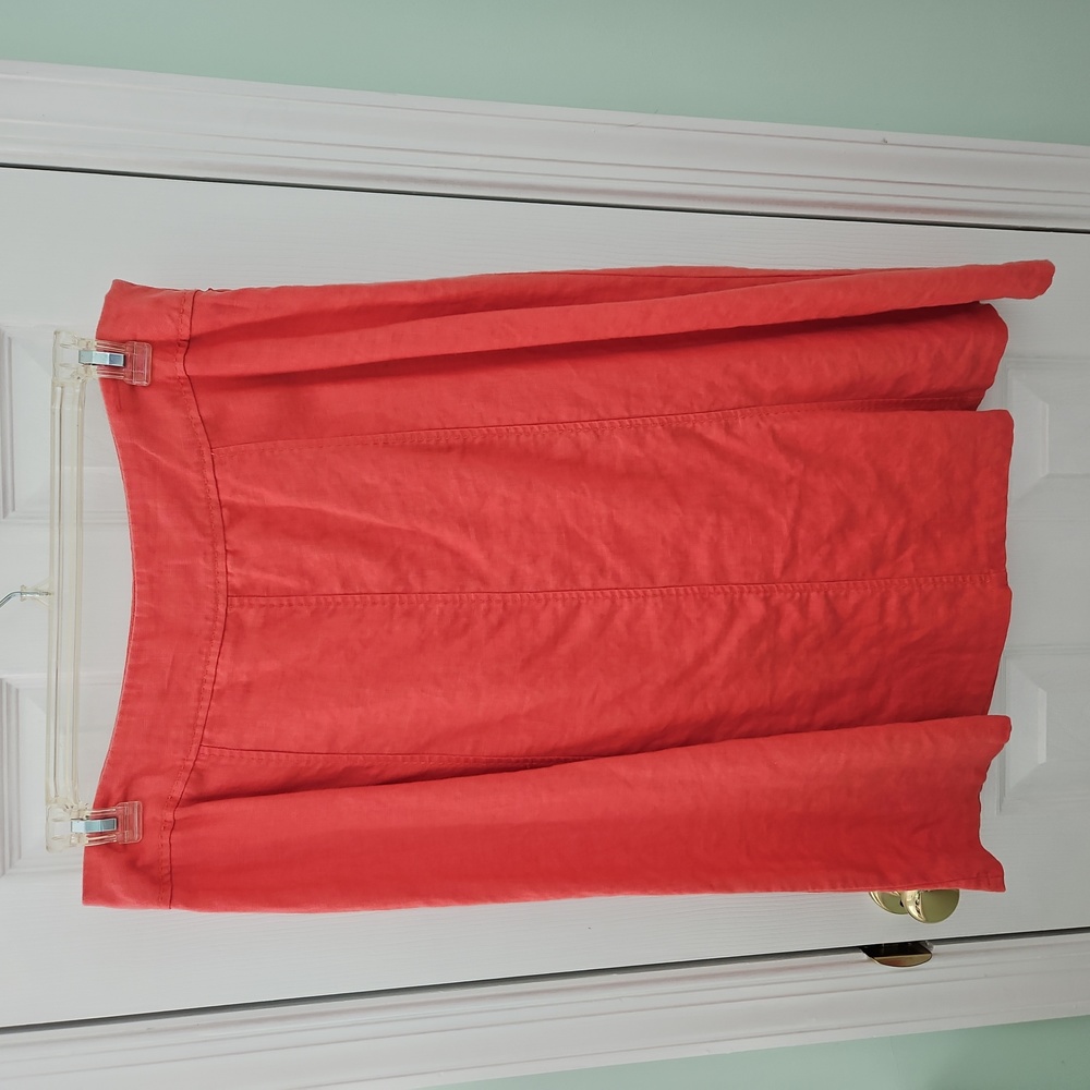 Coral 100% Soft Linen Skirt by Choices